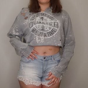 Buckle Fast & Furious Distressed Crop Top